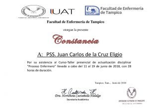 Curso-Taller de Actualización Disciplinar Proceso Enfermero