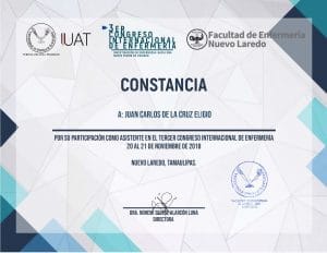 II tercer congreso internacional de enfermeria Nuevo Laredo