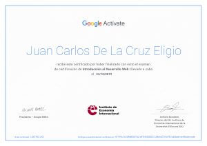 Certificado en Introducción al Desarrollo Web I