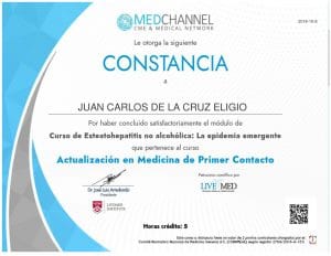 Curso de Esteatohepatitis No Alcohólica: La Epidemia Emergente